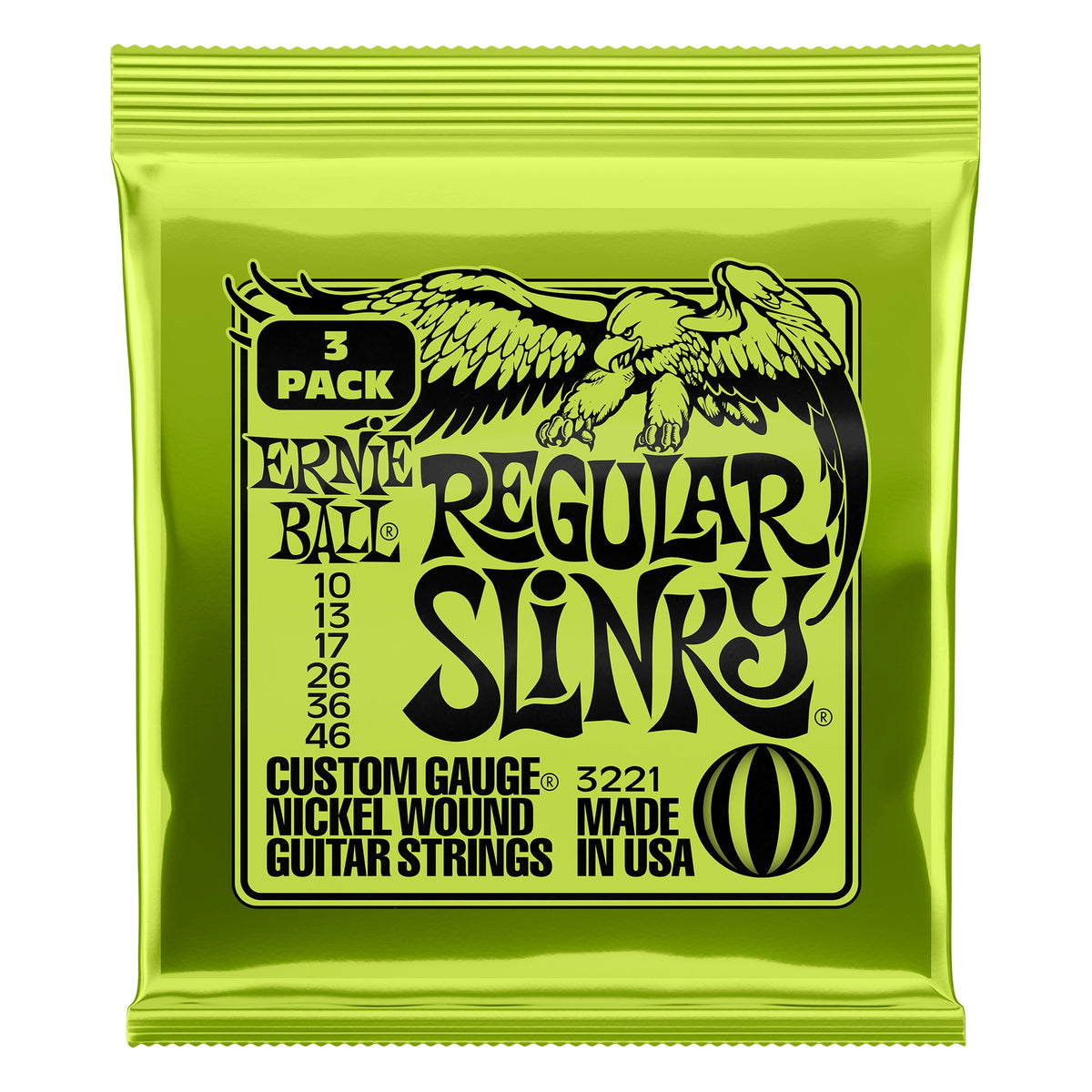 Ernie Ball Regular Slinky 3-Pack