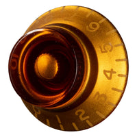 Gibson Top Hat Knobs, Vintage Amber (4-Pack)