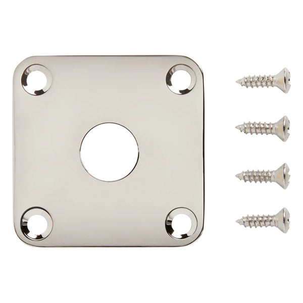 Gibson Metal Jack Plate, Nickel