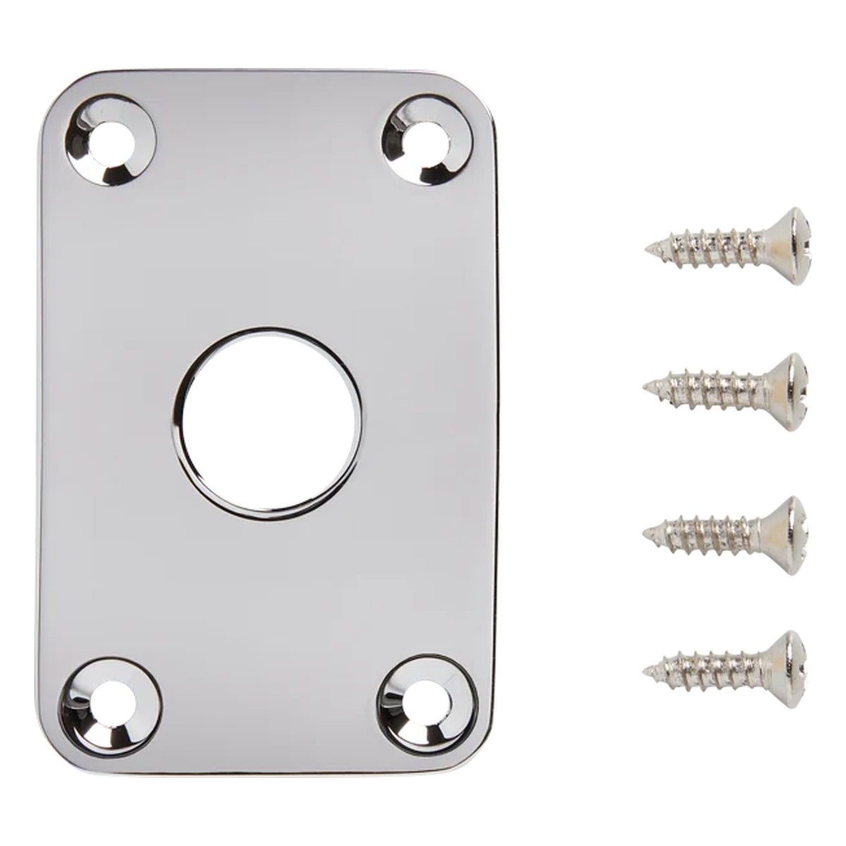 Gibson Explorer Metal Jack Plate, Chrome