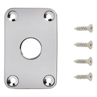 Gibson Explorer Metal Jack Plate, Chrome