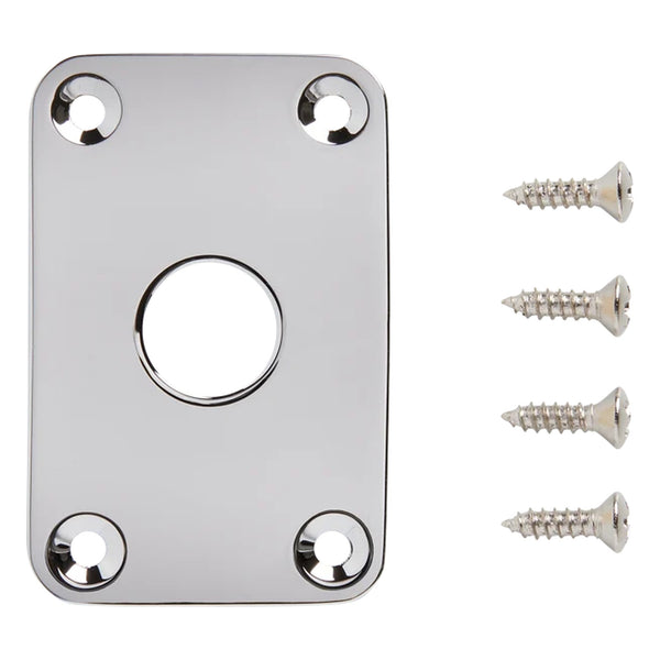 Gibson Explorer Metal Jack Plate, Chrome