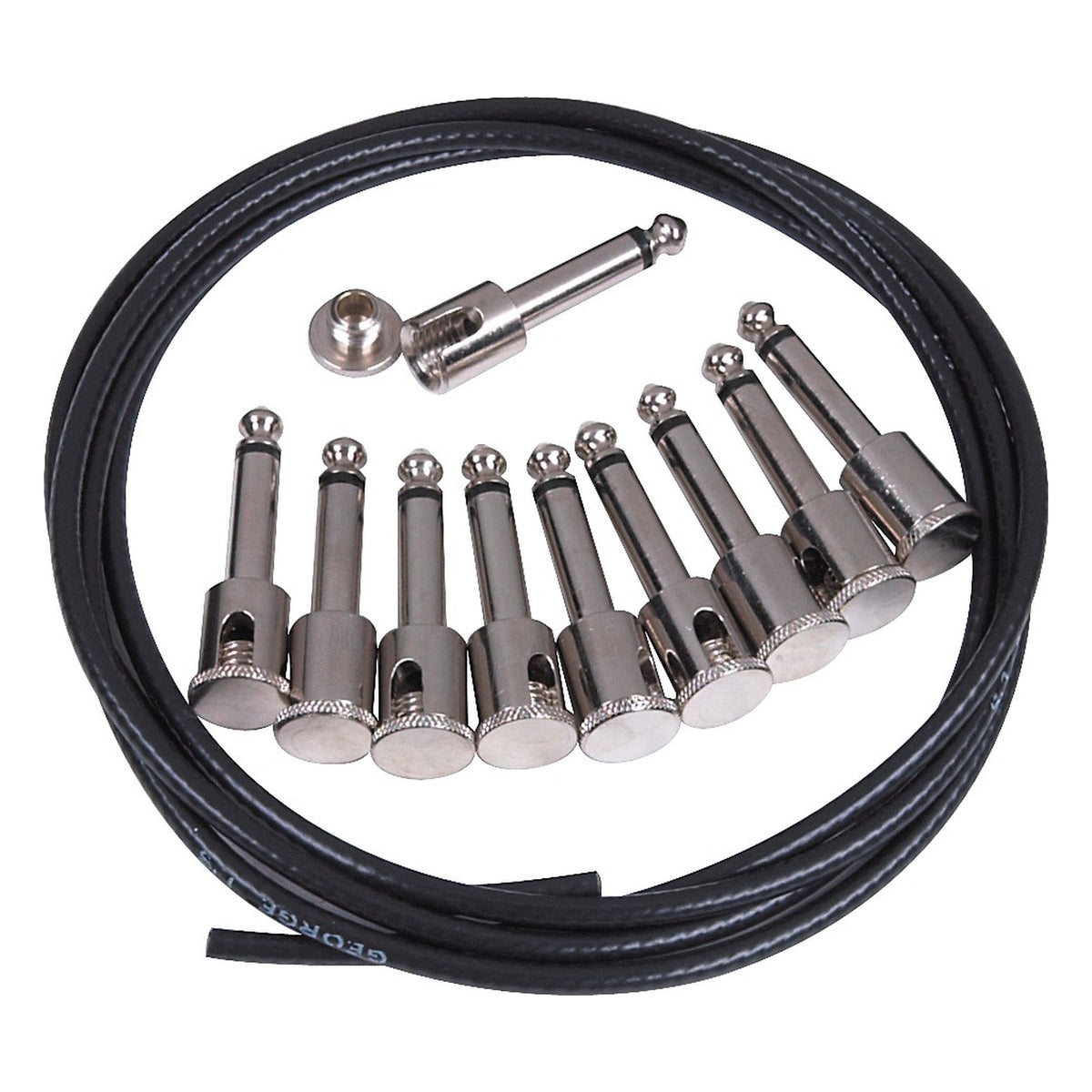 George L's .155 Effects Cable Kit, 10' Cable with 10 Right-Angle Plugs