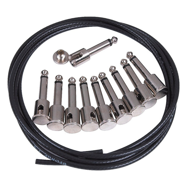 George L's .155 Effects Cable Kit, 10' Cable with 10 Right-Angle Plugs