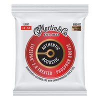 Martin MA540T Authentic Acoustic Lifespan 2.0 92/8 Phosphor Bronze Strings, Light 12-54
