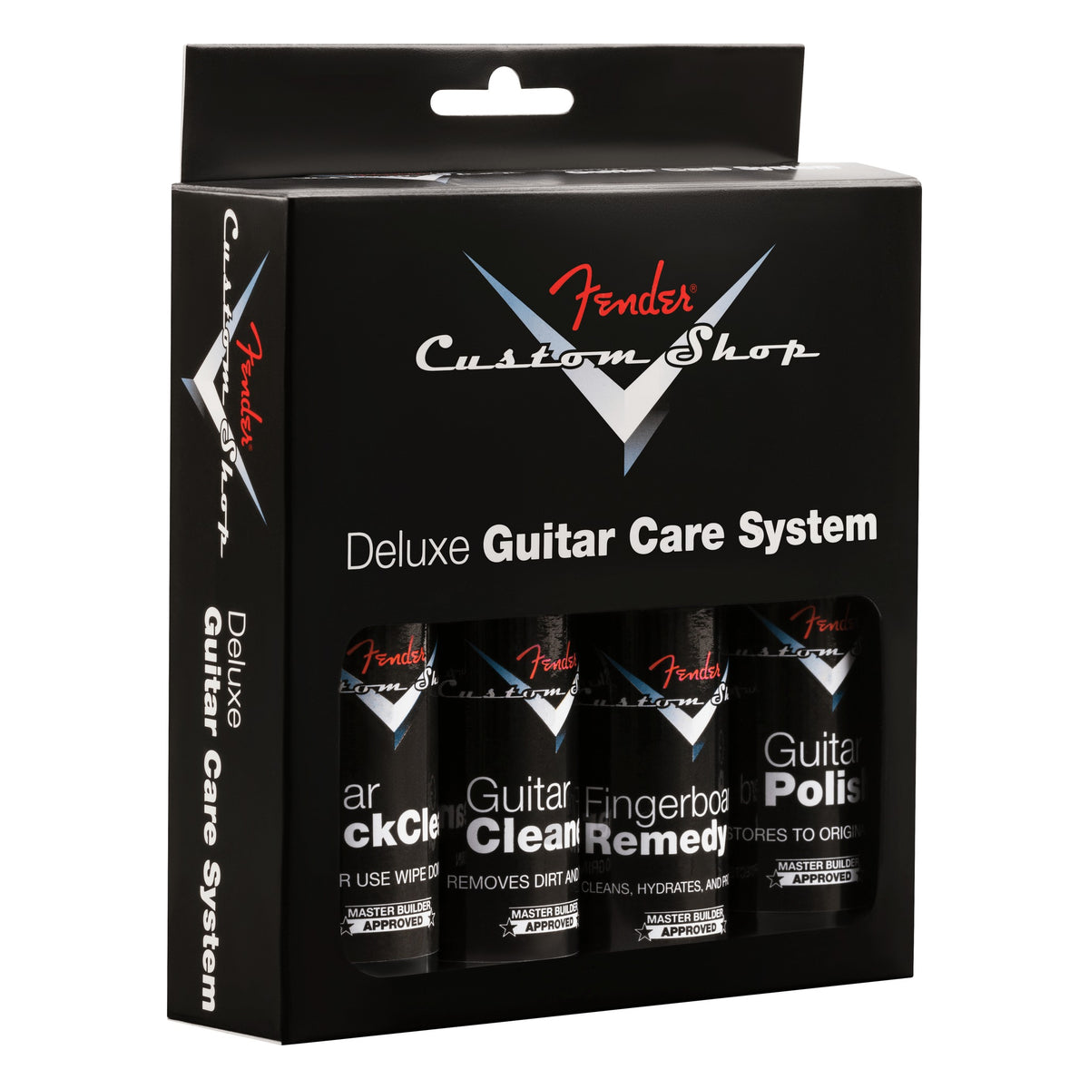 Fender Custom Shop Deluxe Guitar Care System, 4 Pack, Black