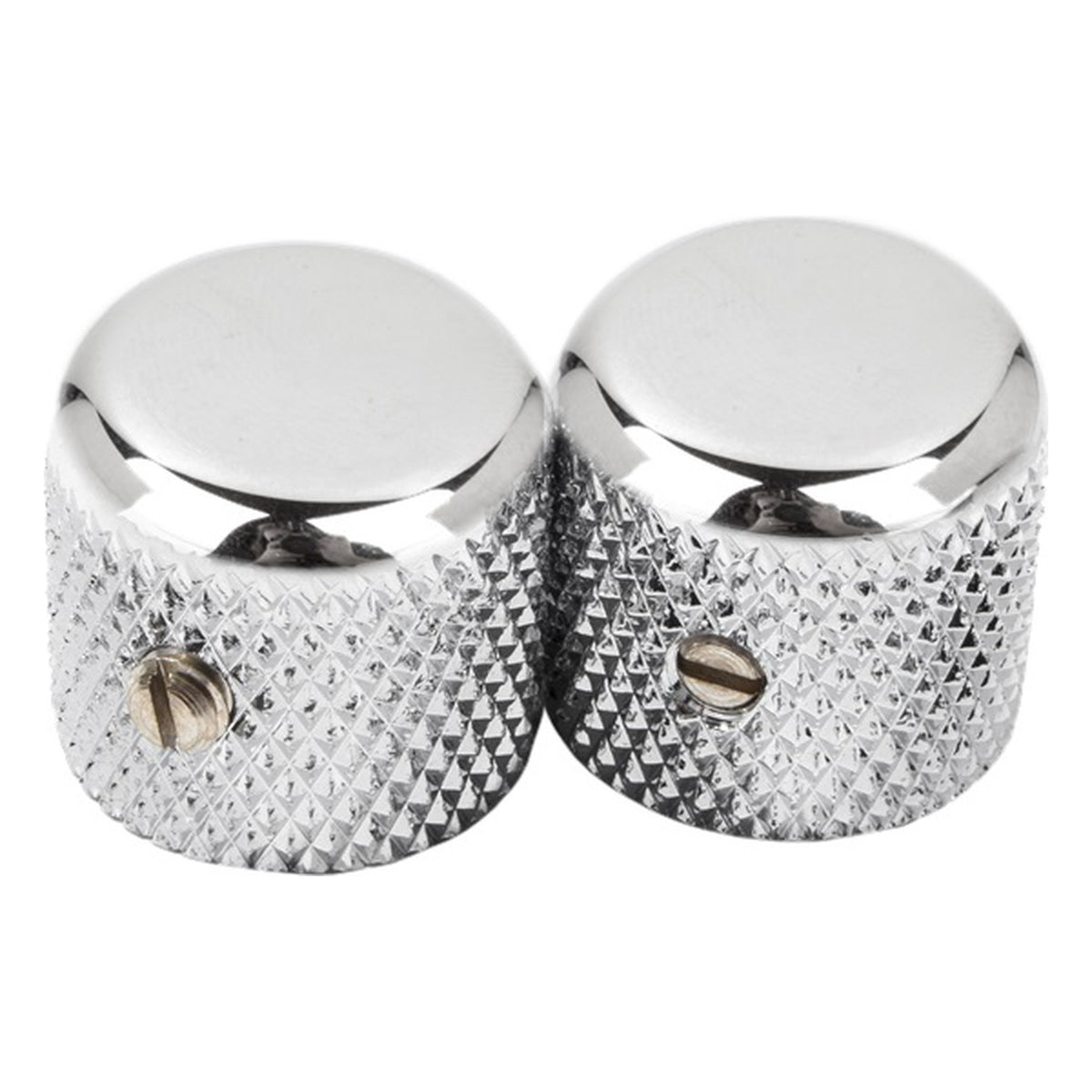 Fender Pure Vintage '52 Telecaster Knurled Knobs, Chrome (Set of 2)