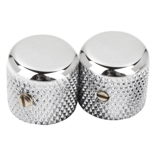 Fender Pure Vintage '52 Telecaster Knurled Knobs, Chrome (Set of 2)