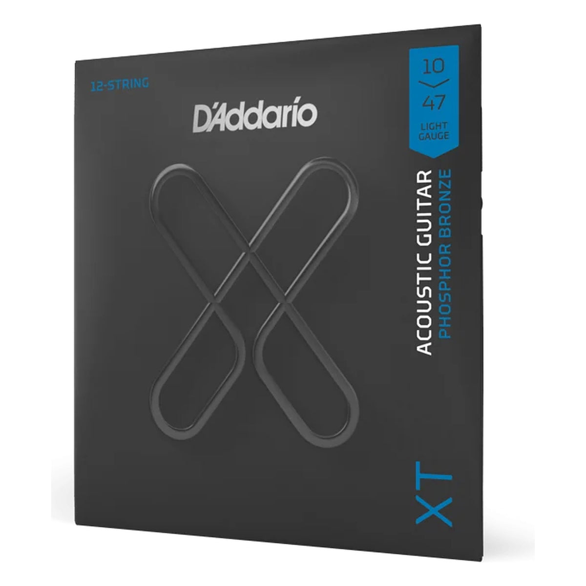 D'Addario XTAPB1047-12 XT Phosphor Bronze Coated 12-String Acoustic Guitar Strings, Extra Light 10-47