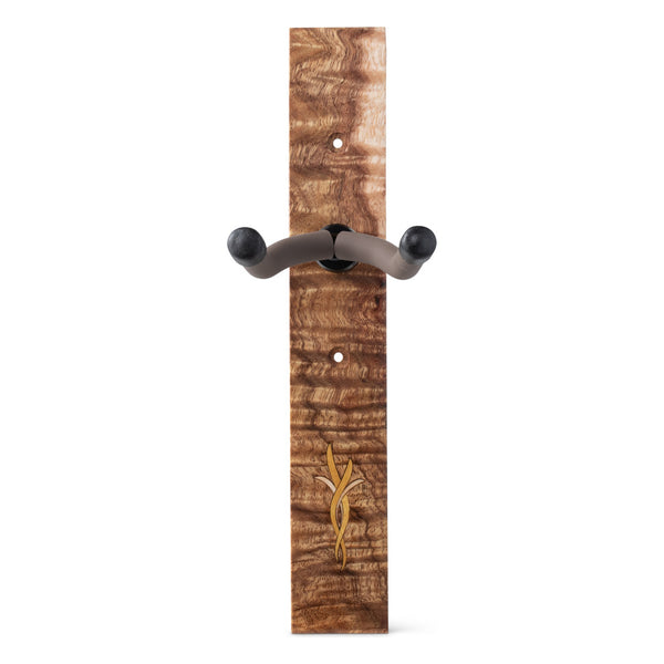 Taylor Bouquet Guitar Hanger, Koa, Myrtlewood/Boxwood Inlay