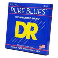DR Pure Blues PHR-11 Pure Nickel Electric Guitar Strings, Heavy 11-50