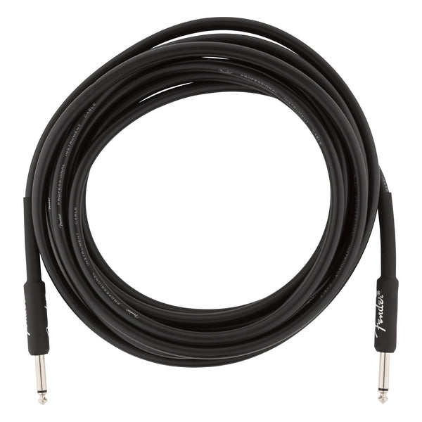 Fender Professional Series Instrument Cable, 15', Black
