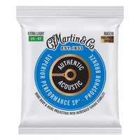 Martin MA530 Authentic Acoustic SP 92/8 Phosphor Bronze Strings, Extra Light 10-47