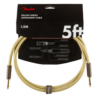 Fender Deluxe Series Instrument Cable, 5', Tweed
