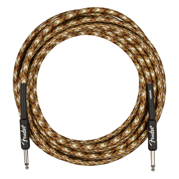 Fender Professional Series Camo Instrument Cable, 18.6', Desert Camo