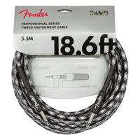 Fender Professional Series Camo Instrument Cable, 18.6', Winter Camo