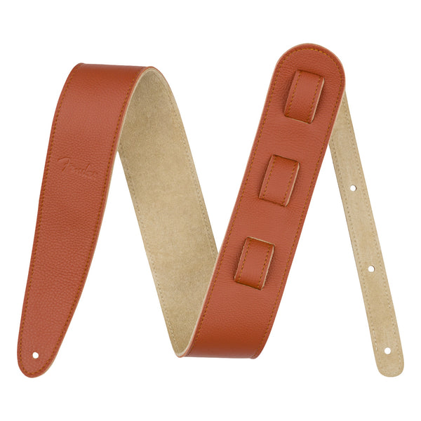 Fender Limited Edition Leather Strap, Tangerine