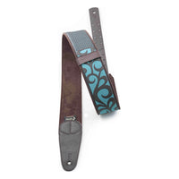 RightOn! Mojo Nashville Guitar Strap, Teal