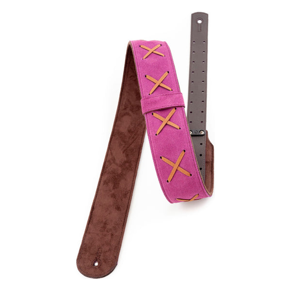 RightOn! Legend DG Guitar Strap, Purple