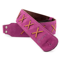 RightOn! Legend DG Guitar Strap, Purple