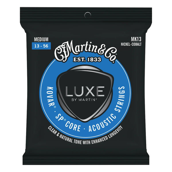 Martin MK13 Luxe Kovar Acoustic Guitar Strings, Medium 13-56