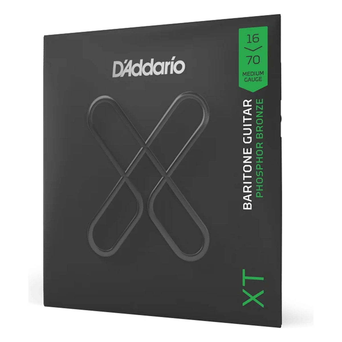 D'Addario XTAPB1670 XT Phosphor Bronze Coated Baritone Acoustic Guitar Strings, Medium 16-70