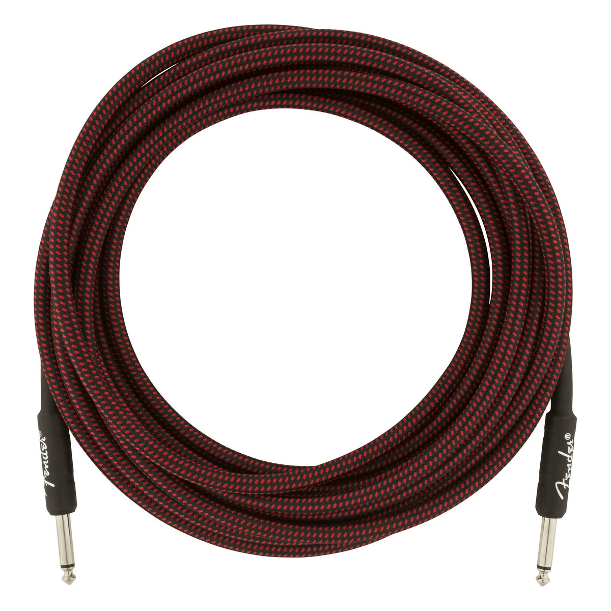 Fender Professional Series Tweed Instrument Cable, 18.6', Red Tweed