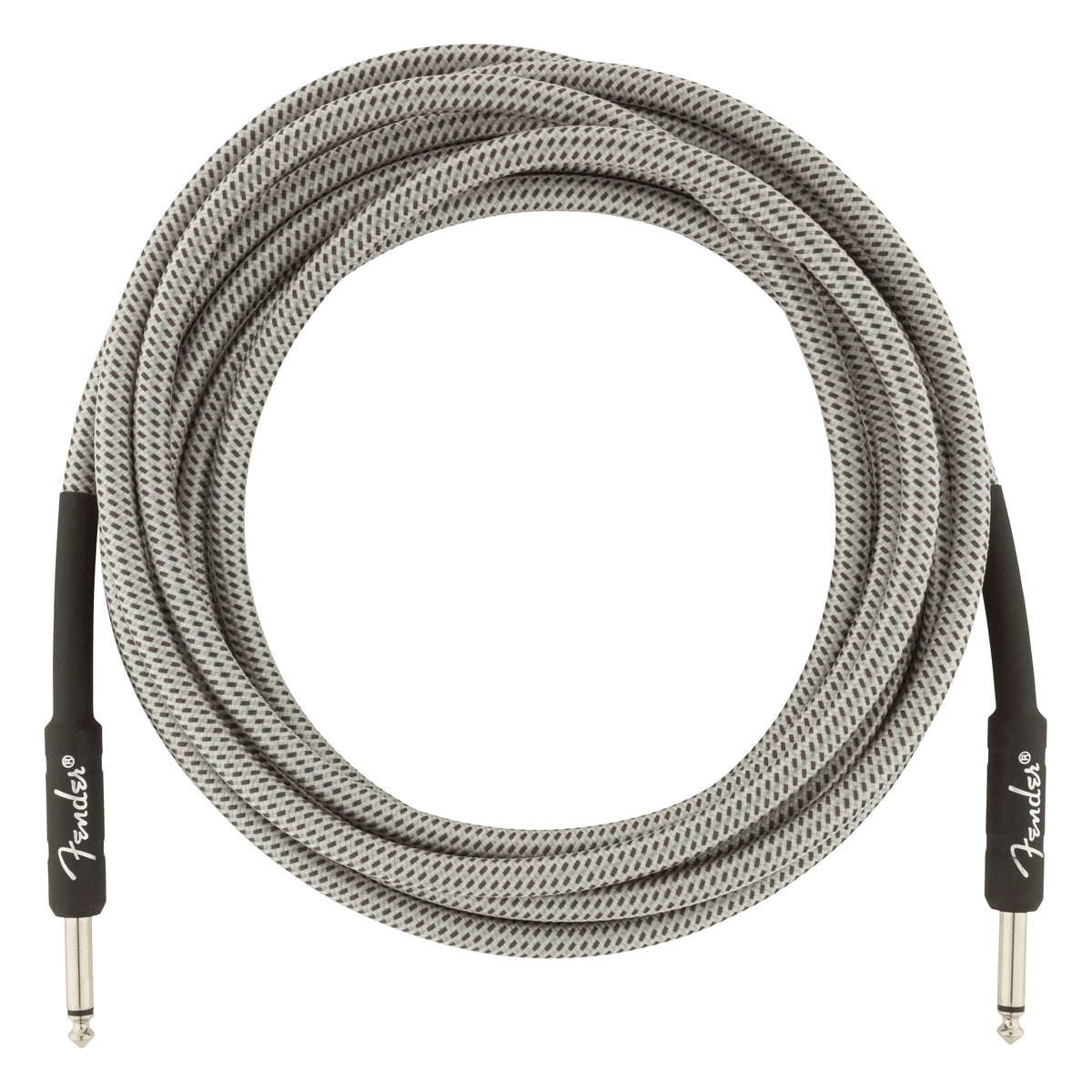 Fender Professional Series Tweed Instrument Cable, 15', White Tweed