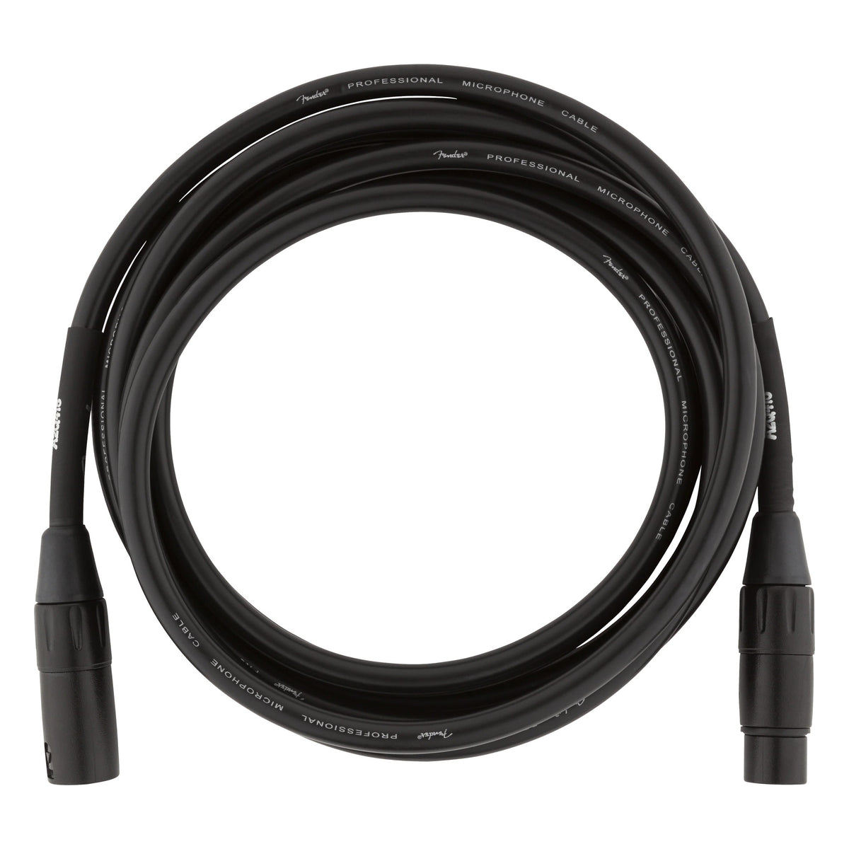 Fender Professional Series Microphone Cable, 10', Black