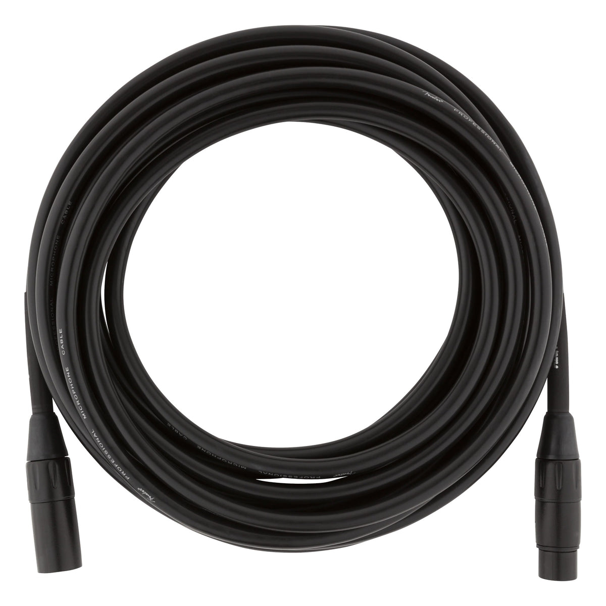 Fender Professional Series Microphone Cable, 25', Black