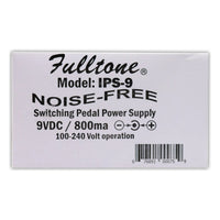 Fulltone IPS-9 Regulated 9V Power Supply, 800mA, Negative Center