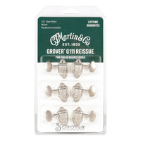 Martin Vintage Grover G111 Reissue Tuners, Nickel