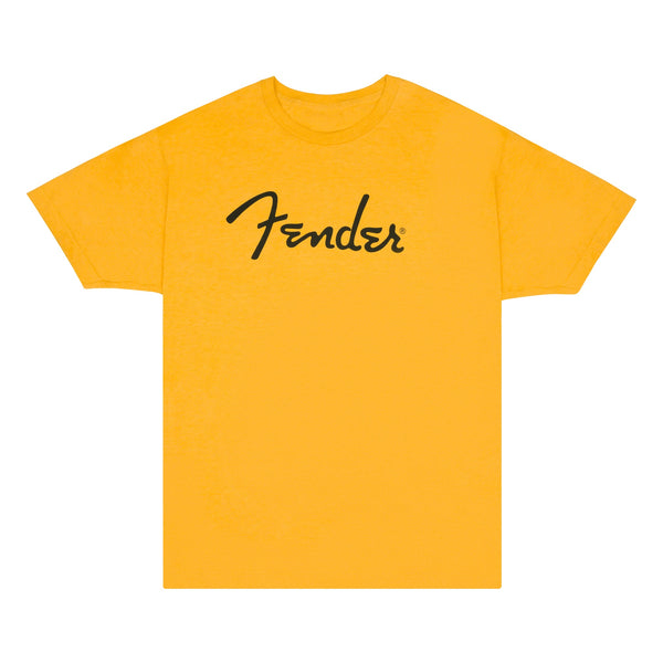 Fender Spaghetti Logo T-Shirt, Butterscotch Blonde, S