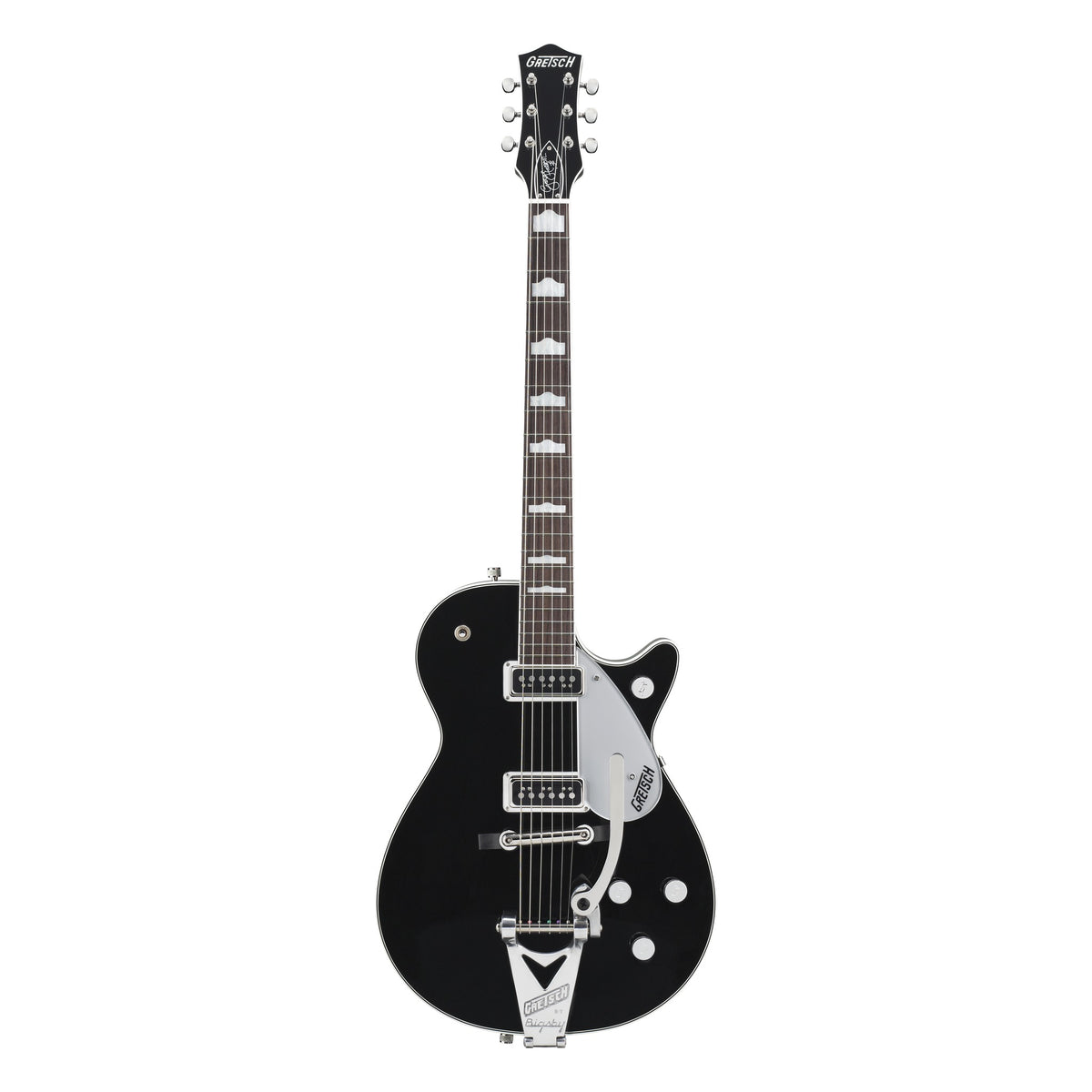 Gretsch G6128T-GH George Harrison Signature Duo Jet Solid Body with Bigsby, Black