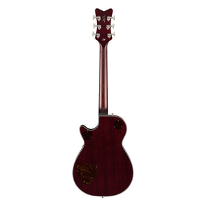 Gretsch G6134TFM-NH Nigel Hendroff Signature Penguin, Dark Cherry Metallic Flame, back