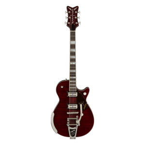 Gretsch G6134TFM-NH Nigel Hendroff Signature Penguin, Dark Cherry Metallic Flame