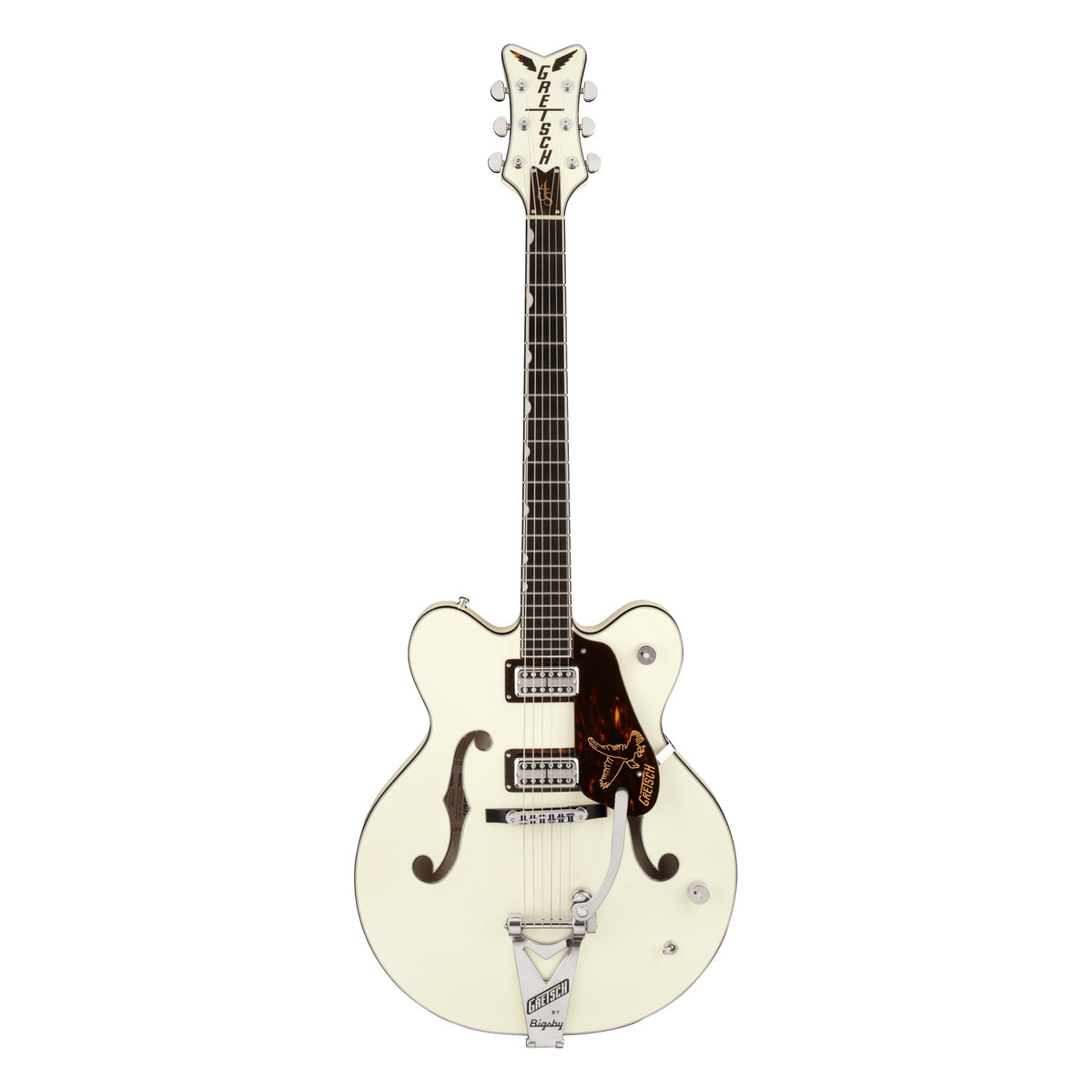 Gretsch G6636T-RF Richard Fortus Signature Falcon Center Block with String-Thru Bigsby, Vintage White