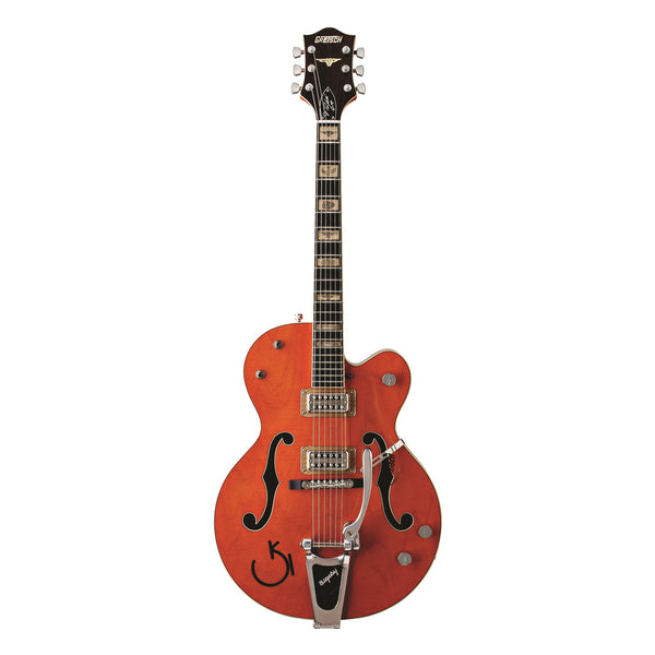 Gretsch G6120RHH Reverend Horton Heat Signature 6120 Hollow Body with Bigsby, Orange Stain Lacquer