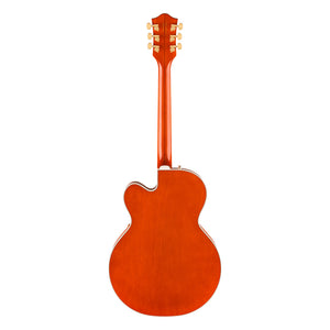 Gretsch Nashville Hollow Body with String-Thru Bigsby and Gold Hardware, Orange Stain, back