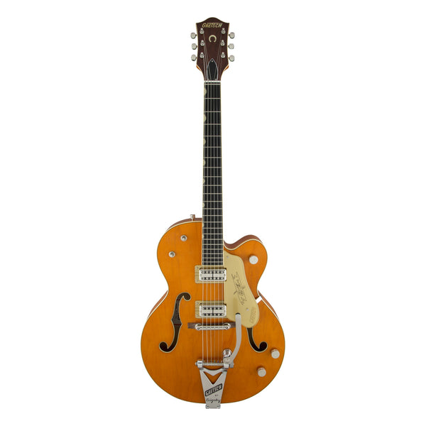 Gretsch G6120T-59 Vintage Select Edition '59 Chet Atkins Hollow Body with Bigsby, Vintage Orange Stain Lacquer
