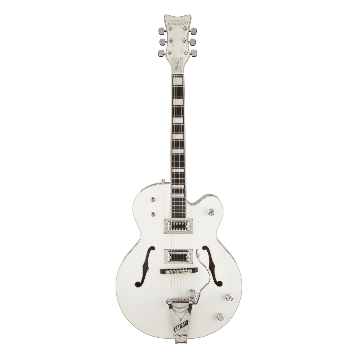 Gretsch G7593T Billy Duffy Signature Falcon Hollow Body with Bigsby, White Lacquer