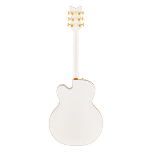 Gretsch Falcon Hollow Body with String-Thru Bigsby, White with Gold Hardware, back
