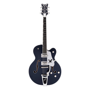 Gretsch G6136T-RR Rich Robinson Signature Magpie with Bigsby, Raven's Breast Blue