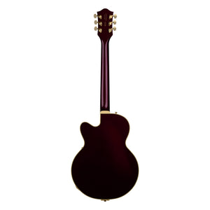 Gretsch Broadkaster Jr. LX Center Block with String-Thru Bigsby and Gold Hardware, Blackberry, back