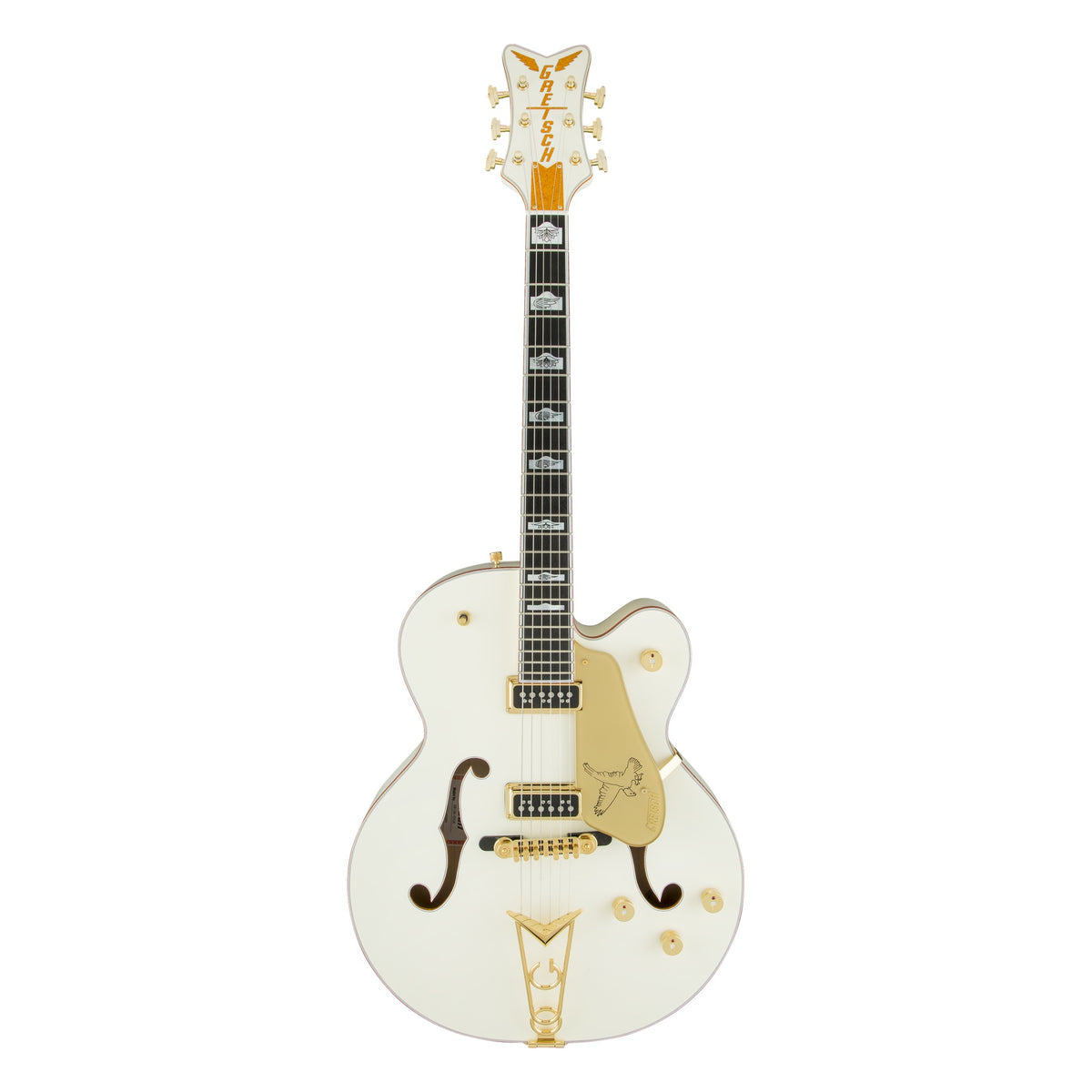 Gretsch G6136-55 Vintage Select Edition '55 Falcon Hollow Body with Cadillac Tailpiece, Vintage White Lacquer
