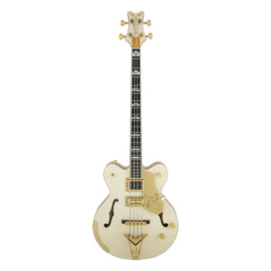 Gretsch G6136B-TP Tom Petersson Signature 4-String Bass, Aged White Lacquer