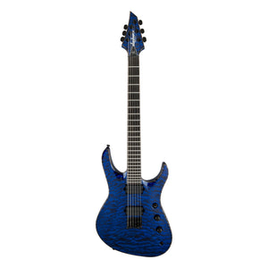 Jackson USA Signature Chris Broderick Soloist HT6, Transparent Blue