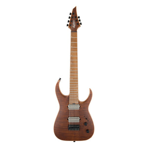 Jackson USA Signature Misha Mansoor Juggernaut HT7FM, Satin Amber Tiger Eye