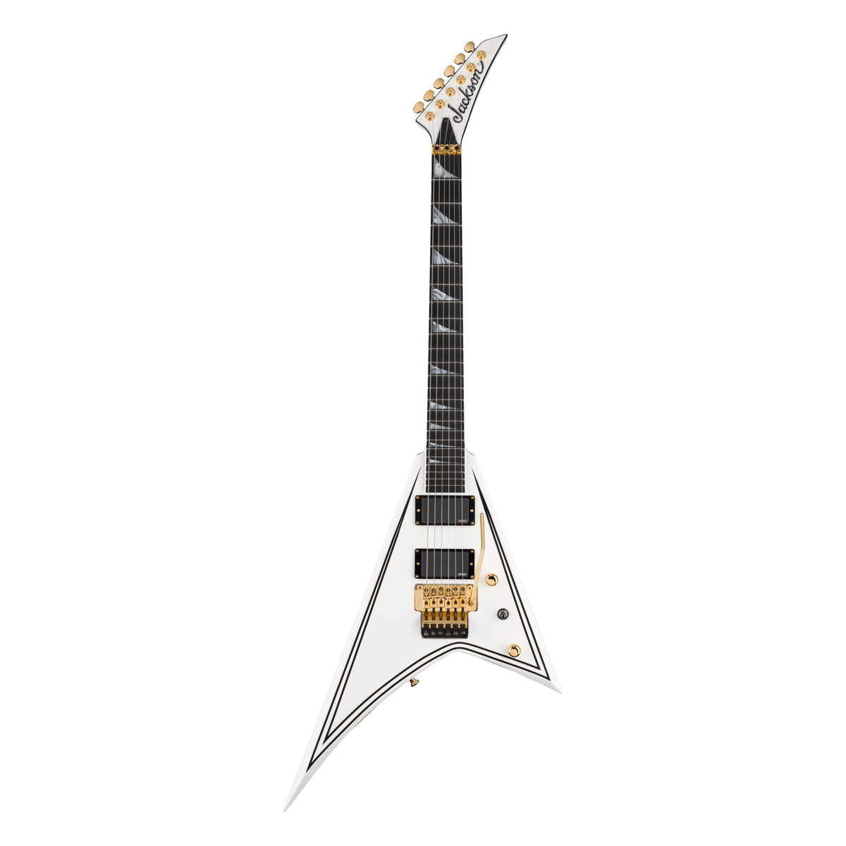 Jackson MJ Series Rhoads RR24MG, White with Black Pinstripes