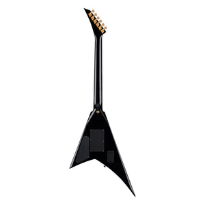 Jackson MJ Series Rhoads RR24MG, Black with Yellow Pinstripes, back